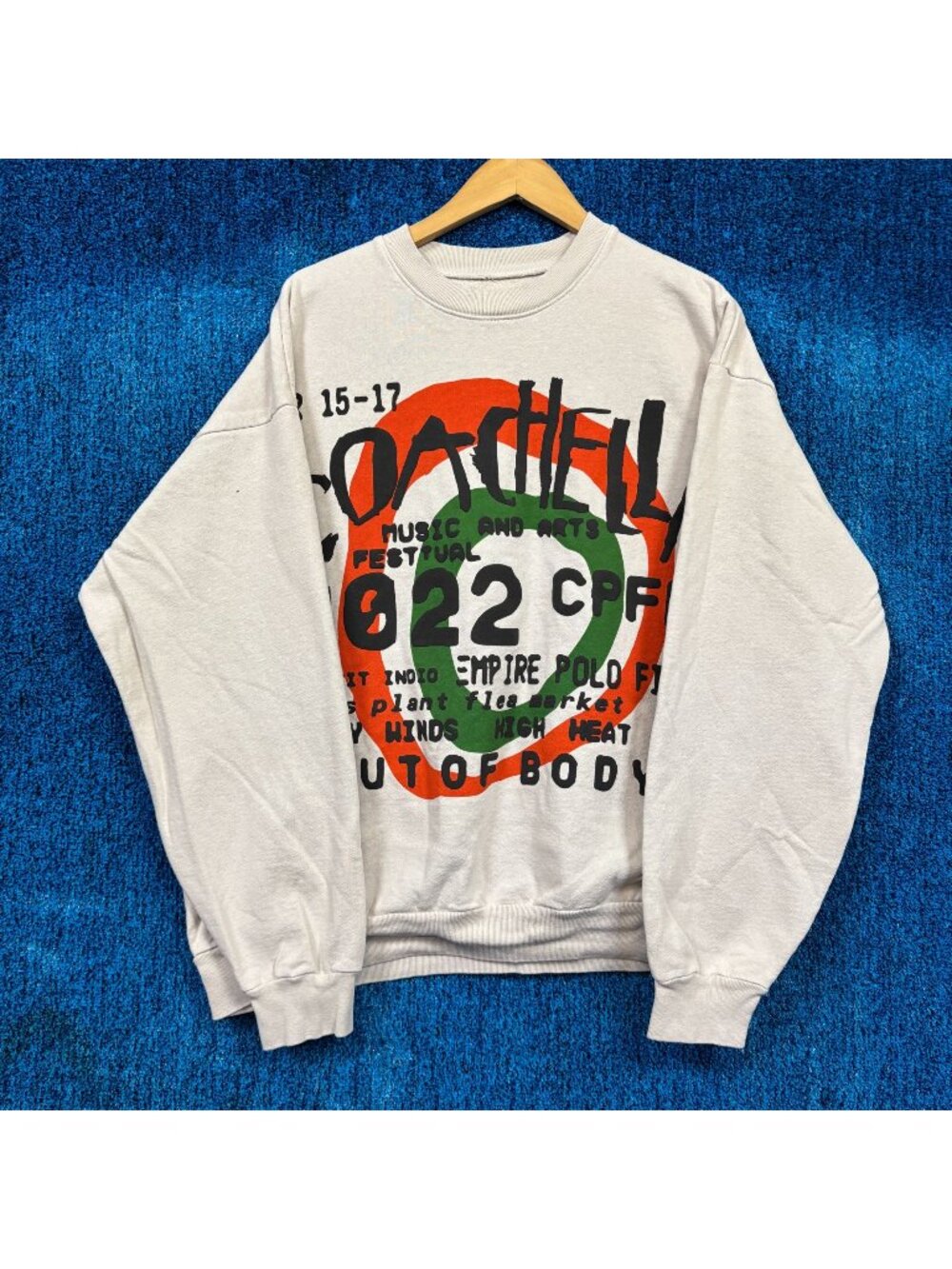 Out of Body 2022 Coachella Festival CPFM Baggy Crewneck L
